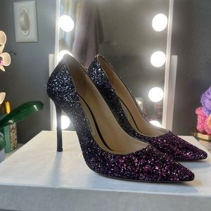 Jimmy Choo Romy Glitter Pumps